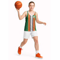 Custom Ivory Coast National Football Basketball Jersey Les Elephants-Striped Sport Style - Wonder Print Shop