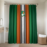 Ivory Coast National Football Bathroom Set Les Elephants-Striped Sport Style - Wonder Print Shop