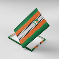 Ivory Coast National Football Canvas Wall Art Les Elephants-Striped Sport Style - Wonder Print Shop