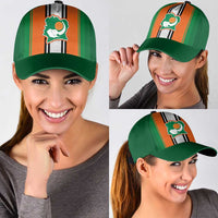 Ivory Coast National Football Classic Cap Les Elephants-Striped Sport Style - Wonder Print Shop
