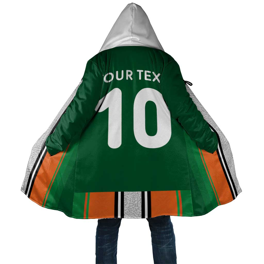 Custom Ivory Coast National Football Cloak Les Elephants-Striped Sport Style - Wonder Print Shop