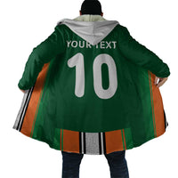 Custom Ivory Coast National Football Cloak Les Elephants-Striped Sport Style - Wonder Print Shop