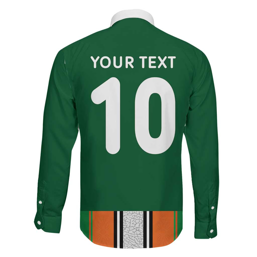 Custom Ivory Coast National Football Family Matching Long Sleeve Bodycon Dress and Hawaiian Shirt Les Elephants-Striped Sport Style - Wonder Print Shop