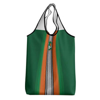 Ivory Coast National Football Grocery Bag Les Elephants-Striped Sport Style - Wonder Print Shop