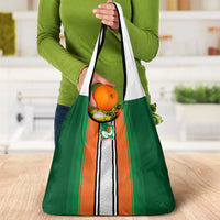 Ivory Coast National Football Grocery Bag Les Elephants-Striped Sport Style - Wonder Print Shop