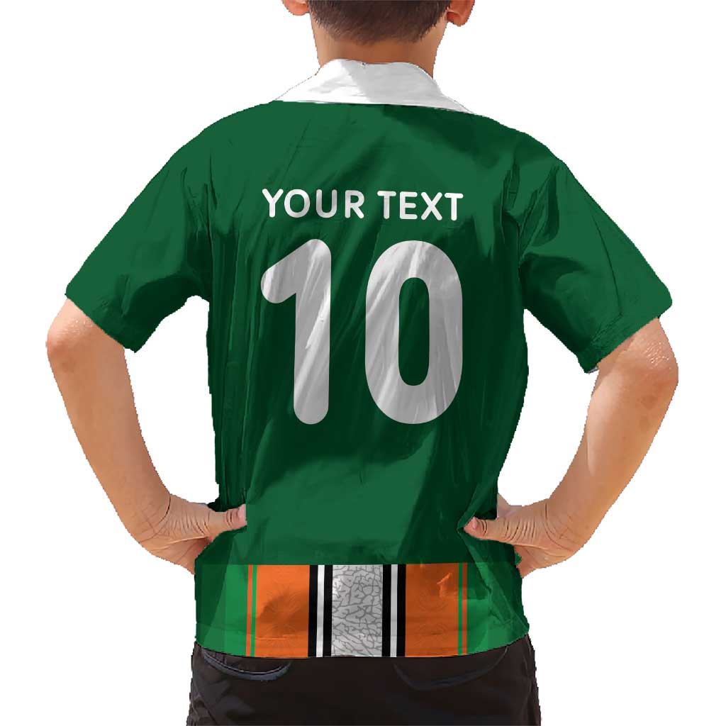 Custom Ivory Coast National Football Hawaiian Shirt Les Elephants-Striped Sport Style - Wonder Print Shop