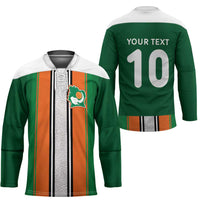 Custom Ivory Coast National Football Hockey Jersey Les Elephants-Striped Sport Style - Wonder Print Shop