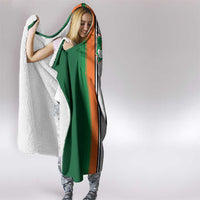 Ivory Coast National Football Hooded Blanket Les Elephants-Striped Sport Style - Wonder Print Shop
