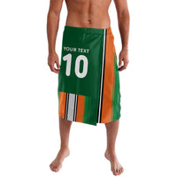 Custom Ivory Coast National Football Lavalava Les Elephants-Striped Sport Style - Wonder Print Shop