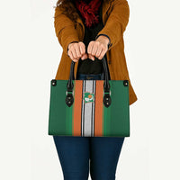 Ivory Coast National Football Leather Bag Les Elephants-Striped Sport Style - Wonder Print Shop