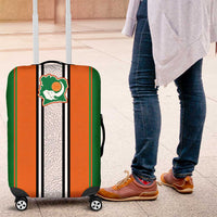 Ivory Coast National Football Luggage Cover Les Elephants-Striped Sport Style - Wonder Print Shop
