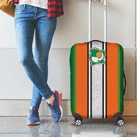 Ivory Coast National Football Luggage Cover Les Elephants-Striped Sport Style - Wonder Print Shop
