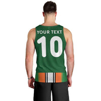 Custom Ivory Coast National Football Men Tank Top Les Elephants-Striped Sport Style - Wonder Print Shop