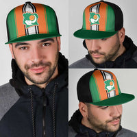 Ivory Coast National Football Mesh Trucker Cap Les Elephants-Striped Sport Style - Wonder Print Shop