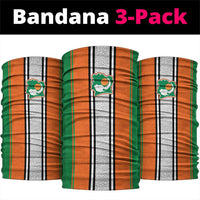 Ivory Coast National Football Neck Gaiter Les Elephants-Striped Sport Style - Wonder Print Shop