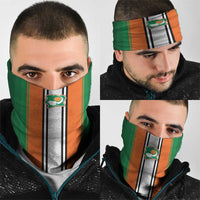 Ivory Coast National Football Neck Gaiter Les Elephants-Striped Sport Style - Wonder Print Shop