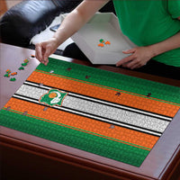 Ivory Coast National Football Puzzle Les Elephants-Striped Sport Style - Wonder Print Shop