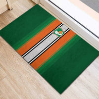 Ivory Coast National Football Rubber Doormat Les Elephants-Striped Sport Style - Wonder Print Shop