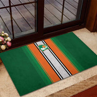 Ivory Coast National Football Rubber Doormat Les Elephants-Striped Sport Style - Wonder Print Shop