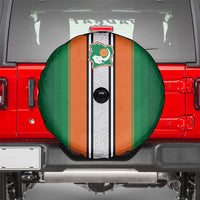 Ivory Coast National Football Spare Tire Cover Les Elephants-Striped Sport Style - Wonder Print Shop