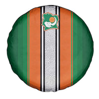Ivory Coast National Football Spare Tire Cover Les Elephants-Striped Sport Style - Wonder Print Shop