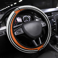 Ivory Coast National Football Steering Wheel Cover Les Elephants-Striped Sport Style - Wonder Print Shop