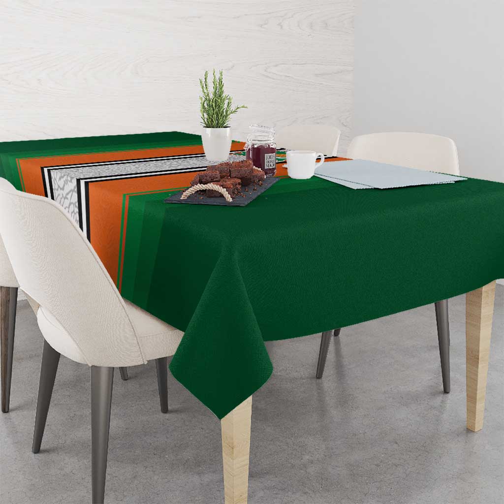 Ivory Coast National Football Tablecloth Les Elephants-Striped Sport Style - Wonder Print Shop