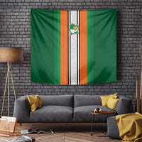 Ivory Coast National Football Tapestry Les Elephants-Striped Sport Style - Wonder Print Shop