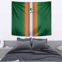 Ivory Coast National Football Tapestry Les Elephants-Striped Sport Style - Wonder Print Shop