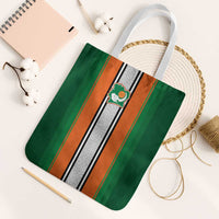 Ivory Coast National Football Tote Bag Les Elephants-Striped Sport Style - Wonder Print Shop
