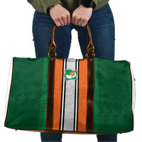 Ivory Coast National Football Travel Bag Les Elephants-Striped Sport Style - Wonder Print Shop