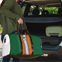 Ivory Coast National Football Travel Bag Les Elephants-Striped Sport Style - Wonder Print Shop