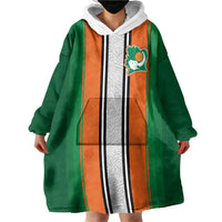 Custom Ivory Coast National Football Wearable Blanket Hoodie Les Elephants-Striped Sport Style - Wonder Print Shop