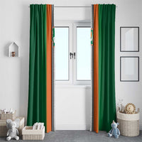 Ivory Coast National Football Window Curtain Les Elephants-Striped Sport Style - Wonder Print Shop