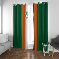 Ivory Coast National Football Window Curtain Les Elephants-Striped Sport Style - Wonder Print Shop