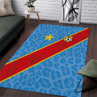DR Congo National Football Area Rug Leopards Power - Wonder Print Shop