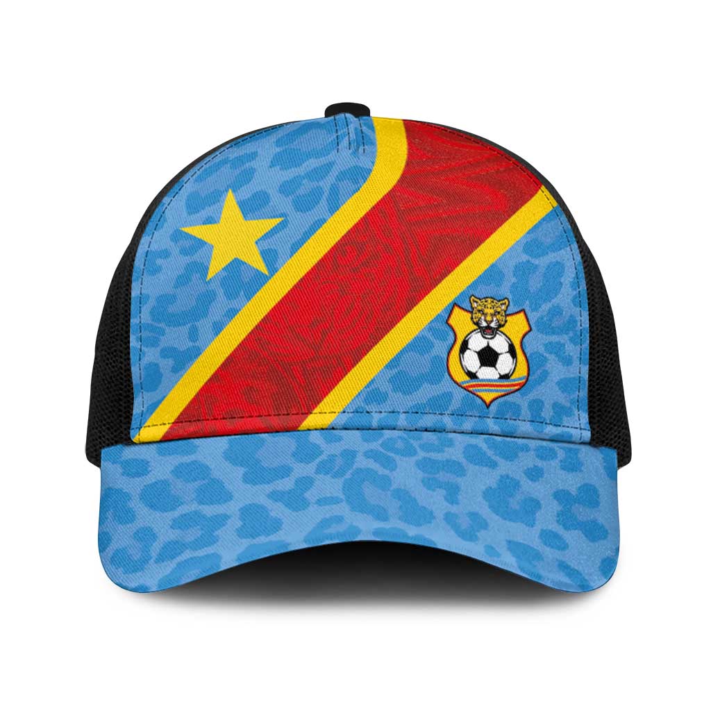 DR Congo National Football Baseball Net Cap Leopards Power - Wonder Print Shop