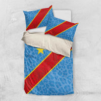 DR Congo National Football Bedding Set Leopards Power - Wonder Print Shop