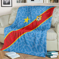 DR Congo National Football Blanket Leopards Power - Wonder Print Shop