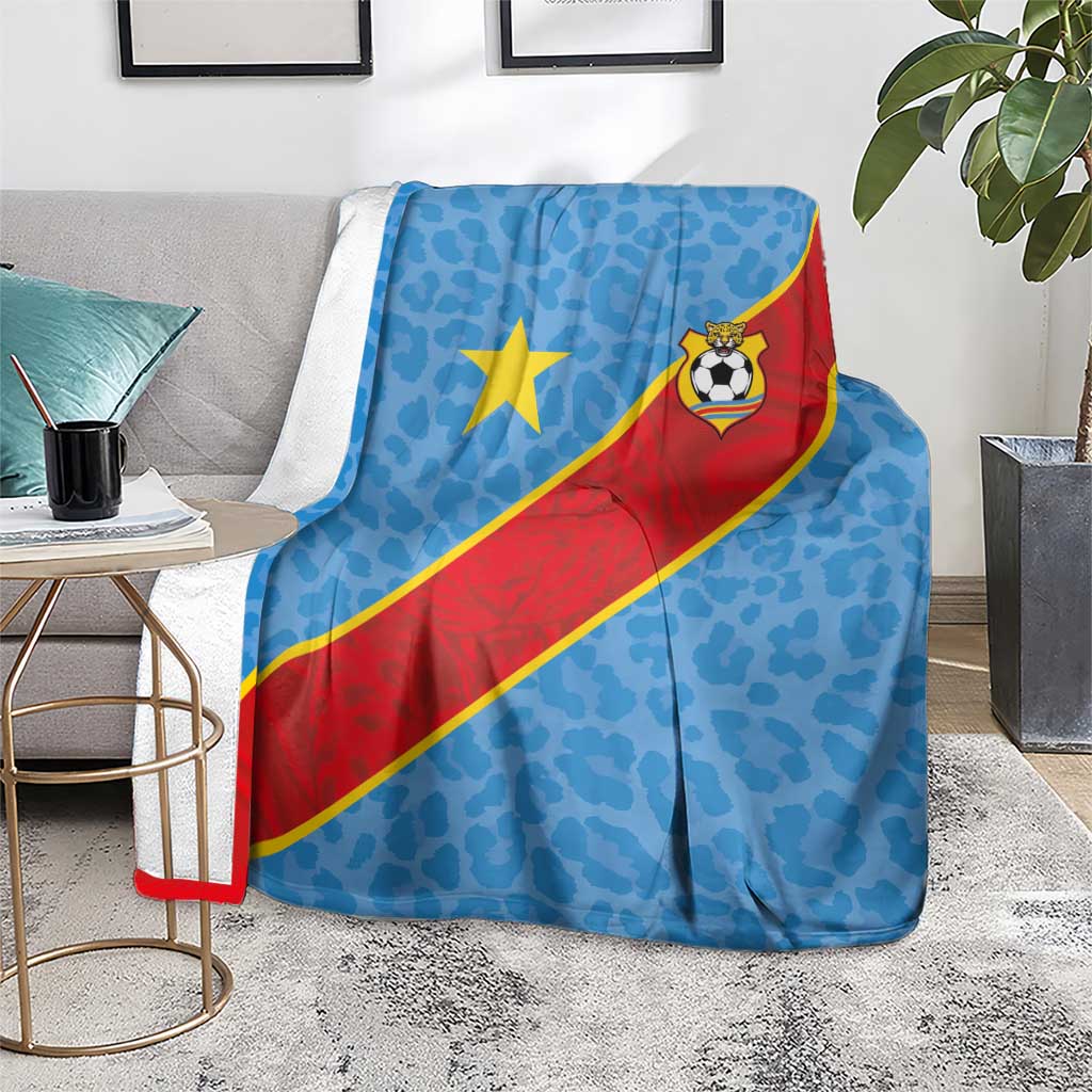 DR Congo National Football Blanket Leopards Power - Wonder Print Shop