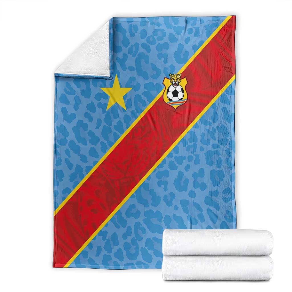DR Congo National Football Blanket Leopards Power - Wonder Print Shop