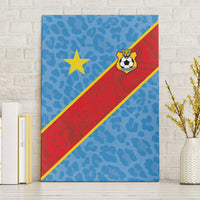 DR Congo National Football Canvas Wall Art Leopards Power - Wonder Print Shop