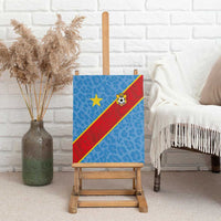 DR Congo National Football Canvas Wall Art Leopards Power - Wonder Print Shop