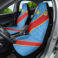 DR Congo National Football Car Seat Cover Leopards Power - Wonder Print Shop