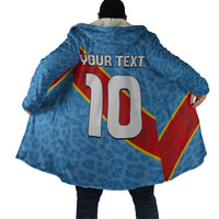 Custom DR Congo National Football Cloak Leopards Power - Wonder Print Shop