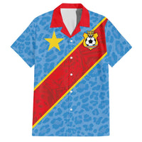 Custom DR Congo National Football Family Matching Tank Maxi Dress and Hawaiian Shirt Leopards Power - Wonder Print Shop