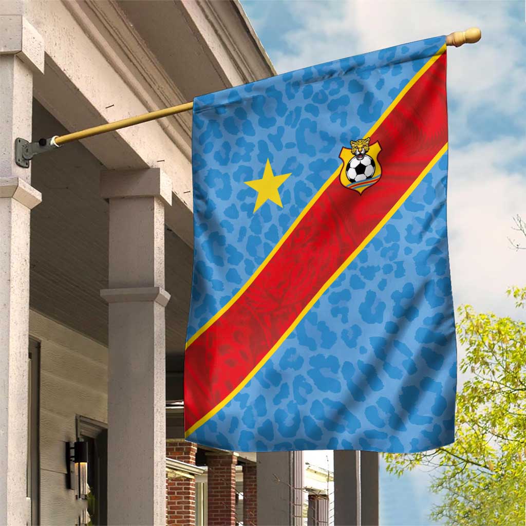 DR Congo National Football Garden Flag Leopards Power - Wonder Print Shop