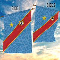 DR Congo National Football Garden Flag Leopards Power - Wonder Print Shop