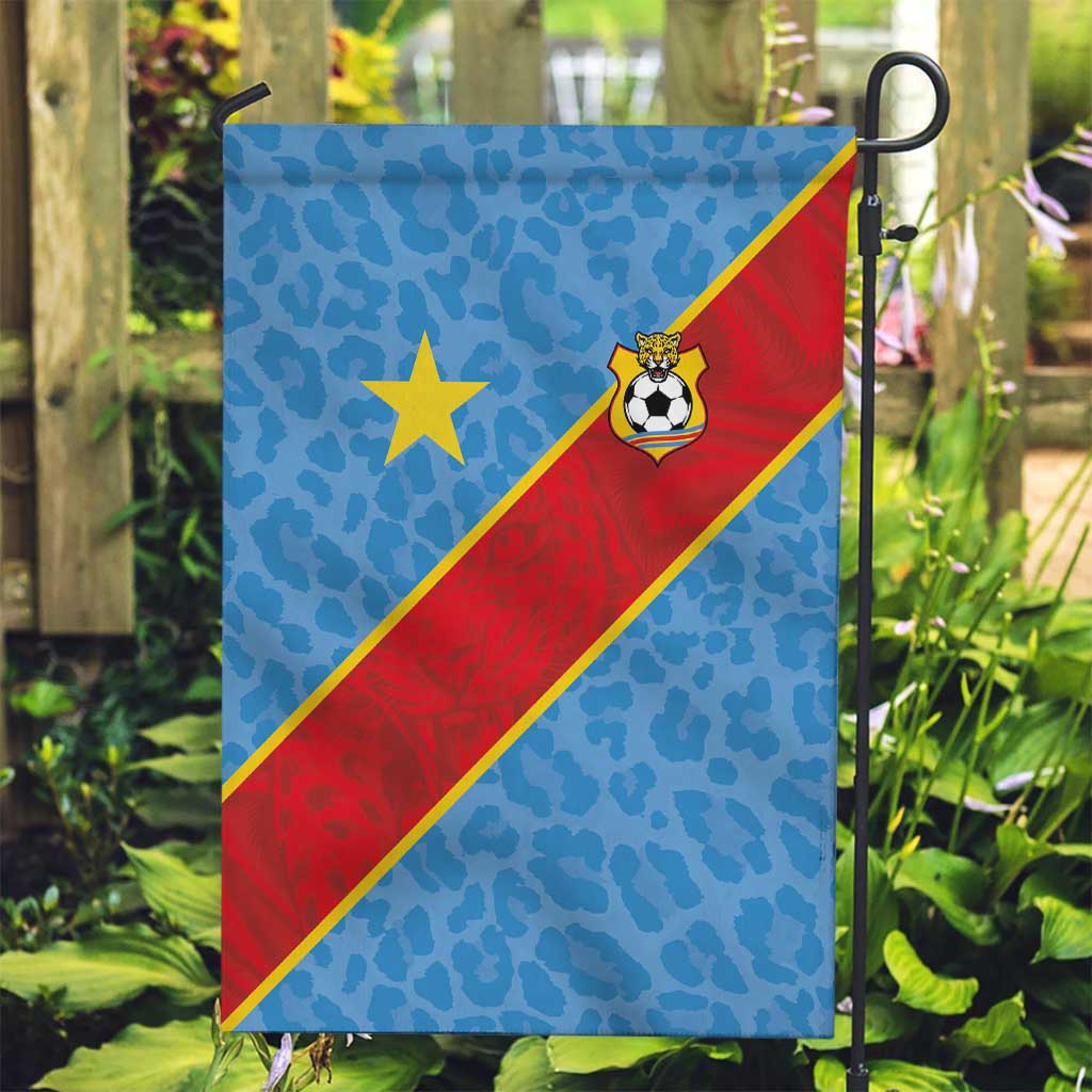 DR Congo National Football Garden Flag Leopards Power - Wonder Print Shop