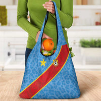 DR Congo National Football Grocery Bag Leopards Power - Wonder Print Shop